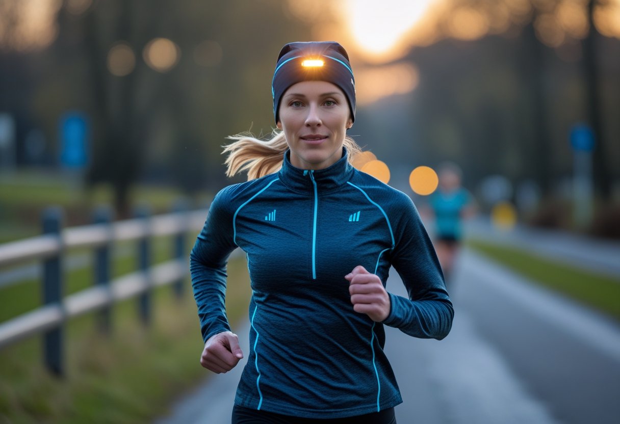 Sådan bliver din løbetur mere komfortabel og sikker med de rette leggings og en hue med lys til løb